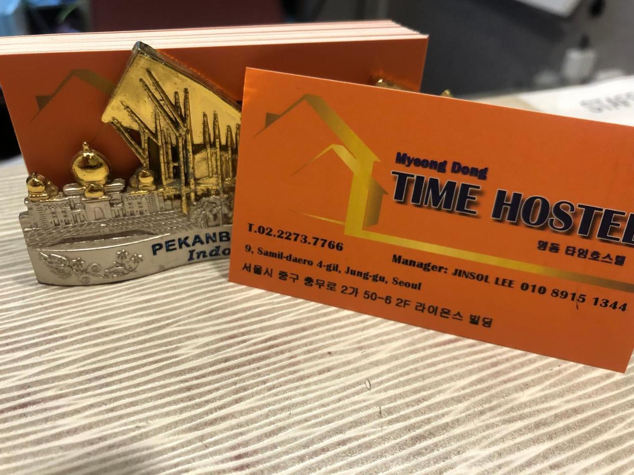 Myeongdong Time Hostel Seoul Exteriör bild